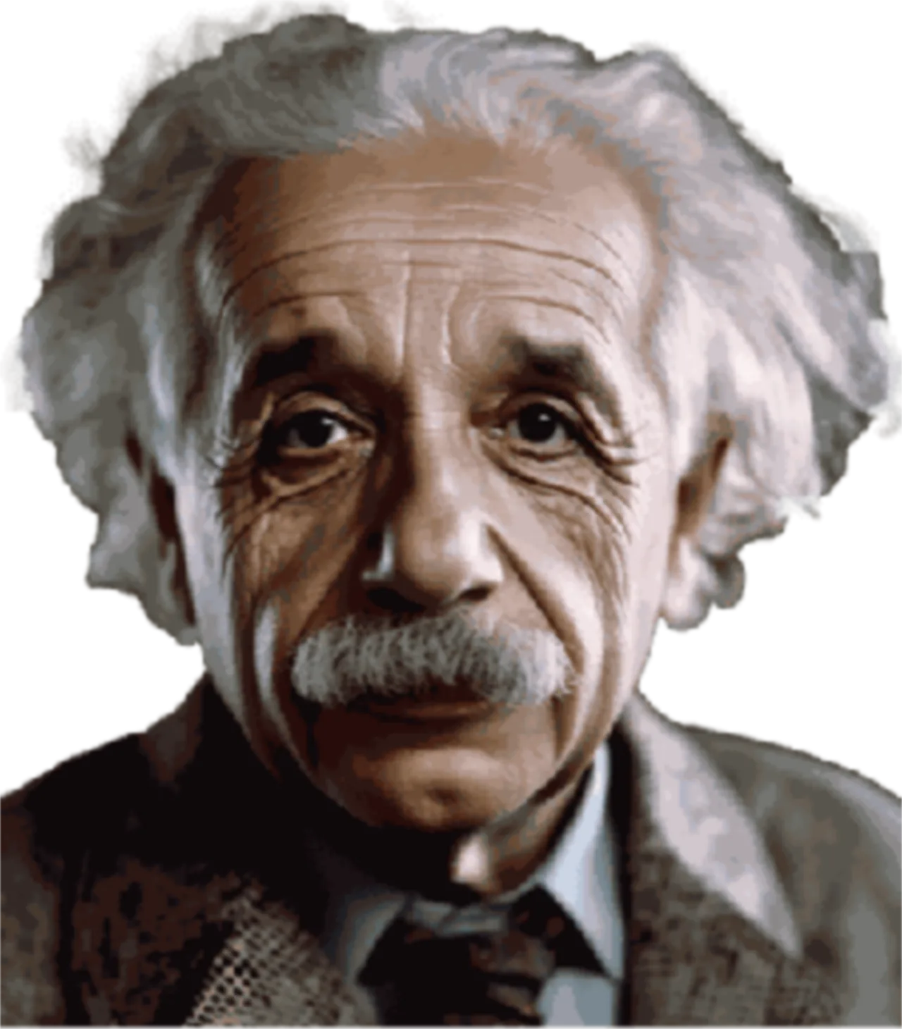 Portrait of Albert Einstein &mdash; AI render