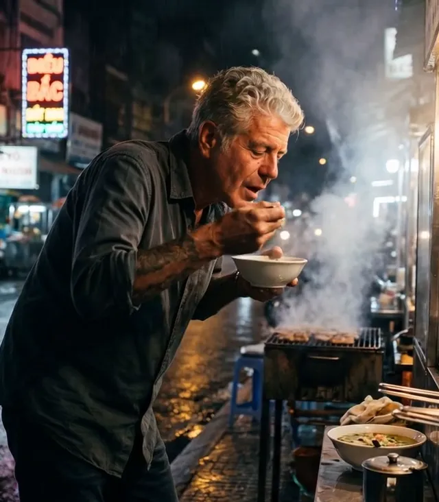 Portrait of Anthony Bourdain