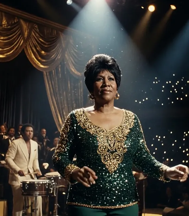 Portrait of Aretha Franklin