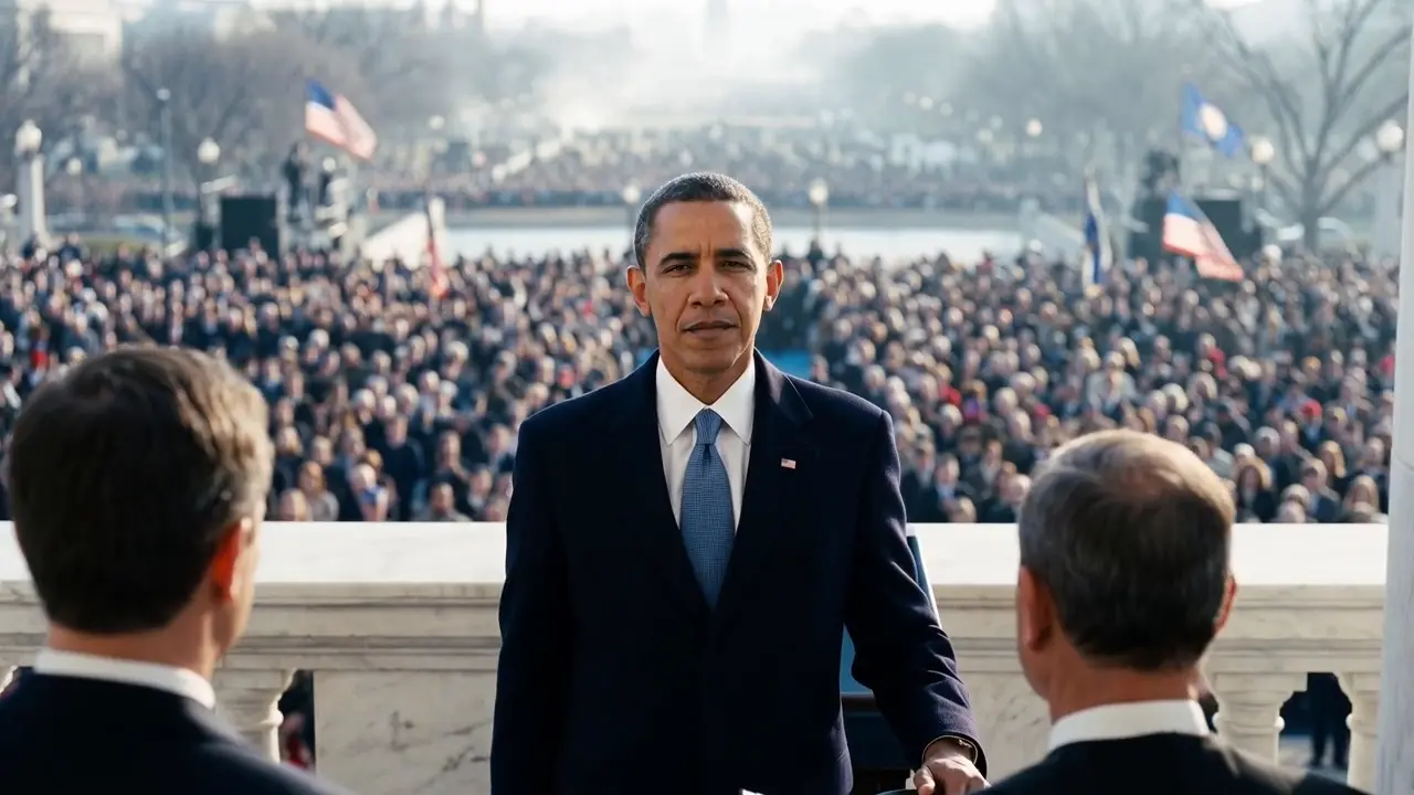 Portrait of Barack Obama