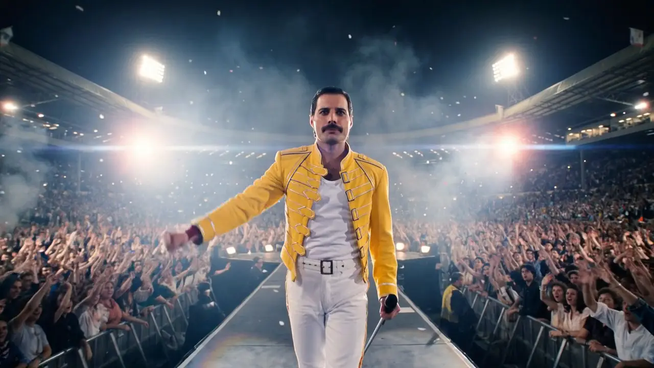 Portrait of Freddie Mercury