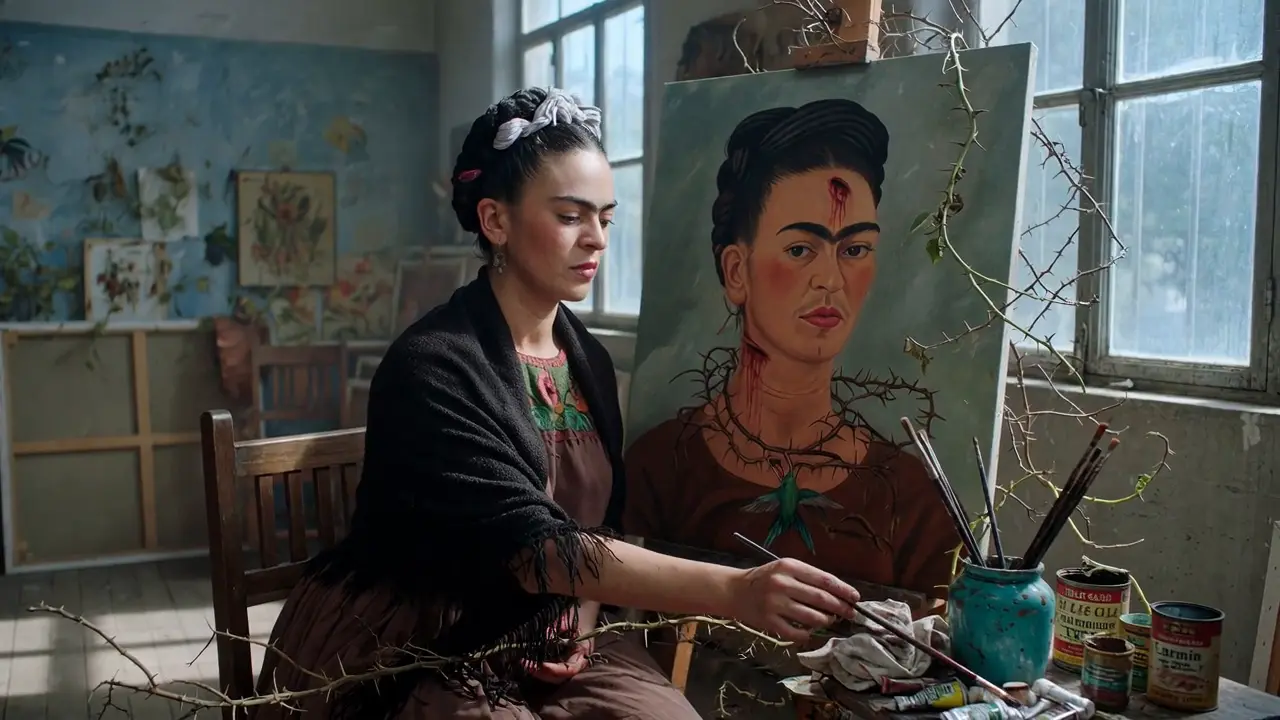 Portrait of Frida Kahlo