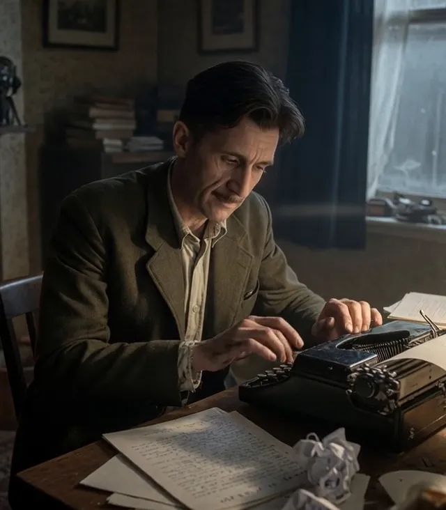 Portrait of George Orwell