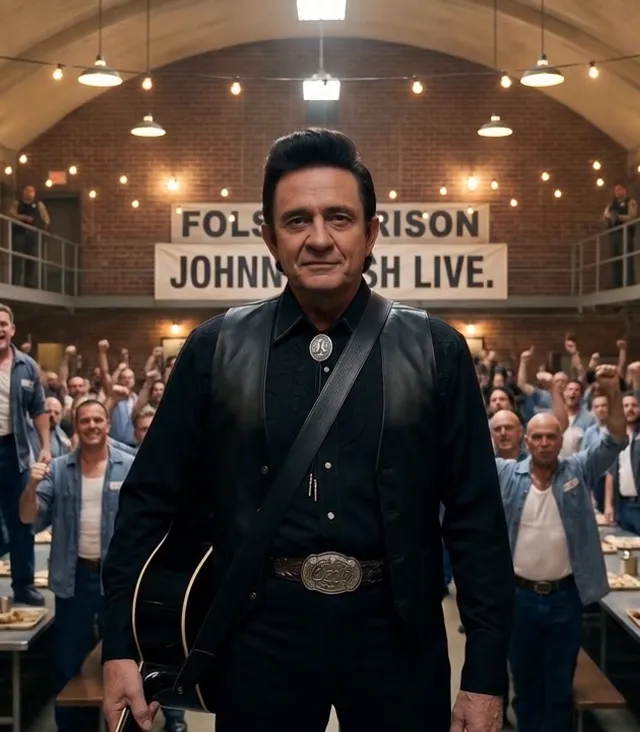 Portrait of Johnny Cash