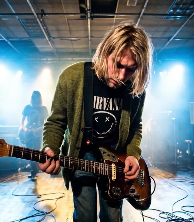 Portrait of Kurt Cobain