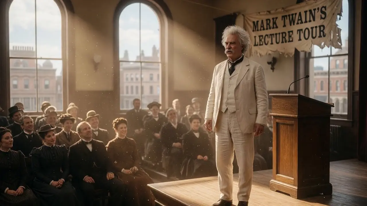Portrait of Mark Twain