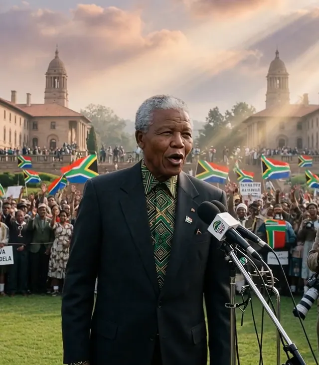 Portrait of Nelson Mandela