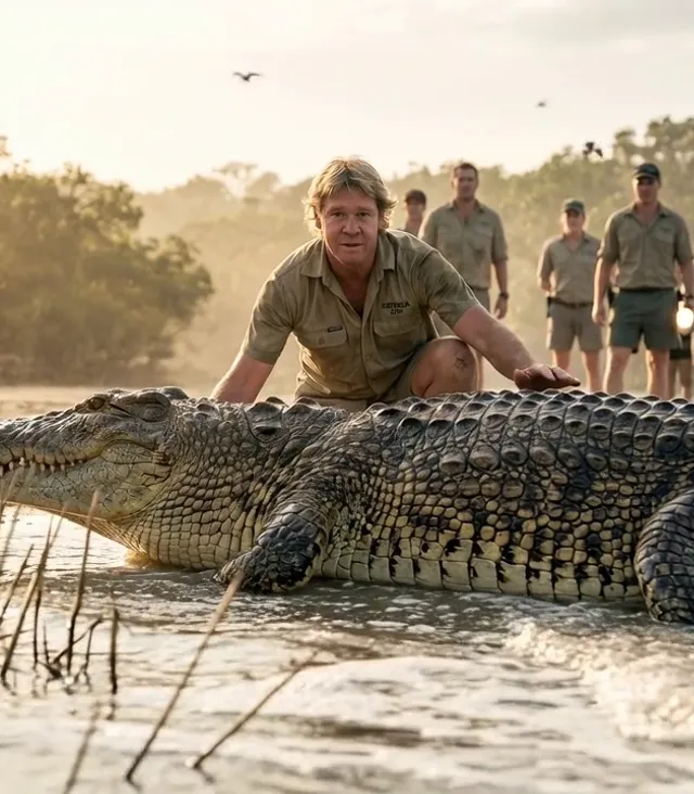 Portrait of Steve Irwin