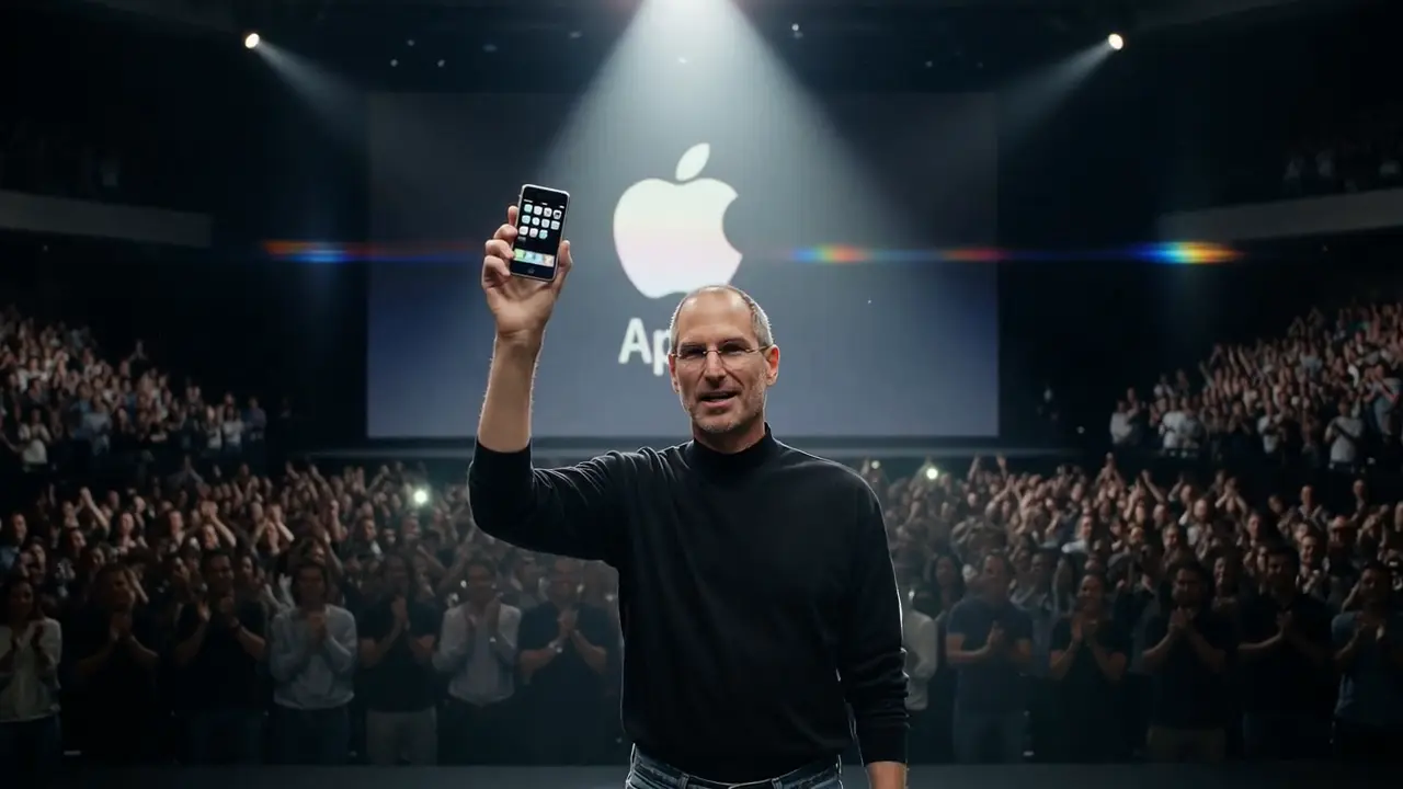 Portrait of Steve Jobs