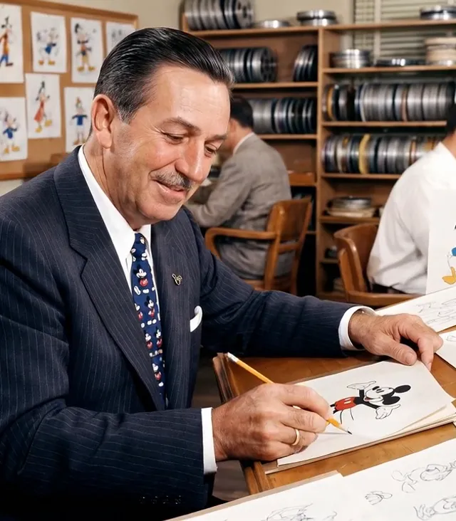 Portrait of Walt Disney