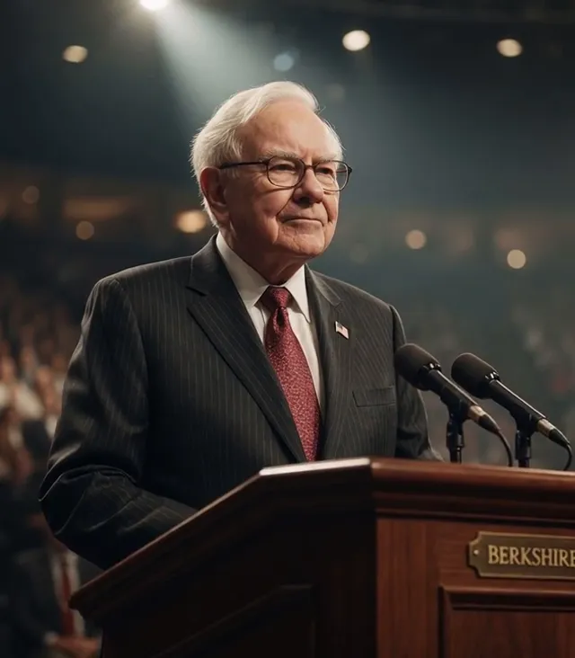 Portrait of Warren Buffett