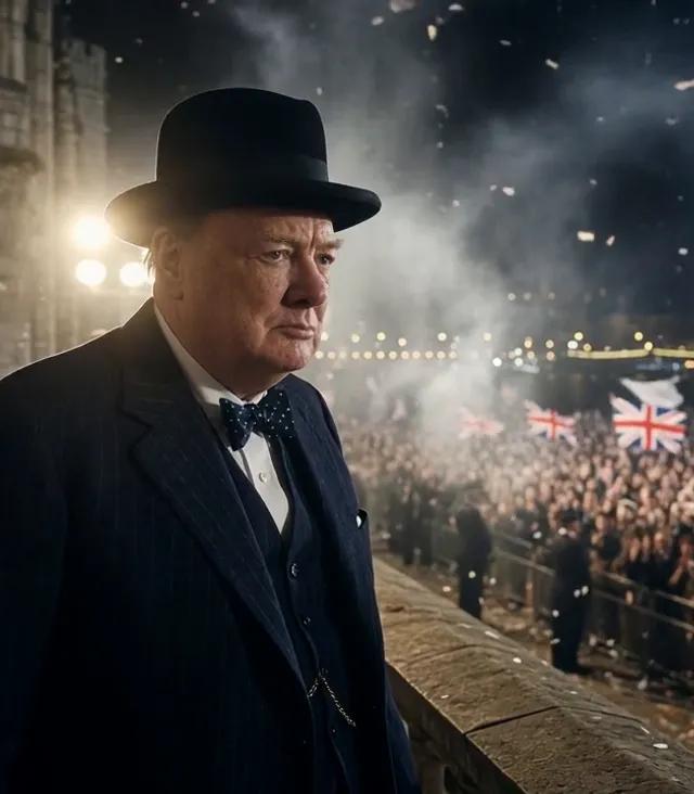 Portrait of Winston Churchill